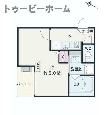 Jack unokiⅡの間取り