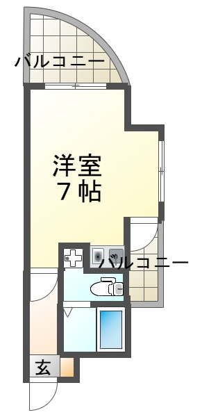 メゾンブランシェ大町の間取り