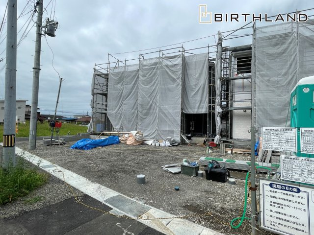 新築戸建・新築建売　郡山市横塚第11　芳賀小・第四中の前面道路含む現地写真|〈4号棟〉2026.08.31撮影