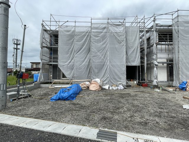 新築戸建・新築建売　郡山市横塚第11　芳賀小・第四中の外観|小・中学校が近く通学に便利な立地です！子育て世代にもおすすめの物件です♪
