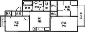 【間取り】 | サングレース A棟