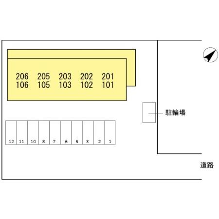 スマイリーハウスの区画図