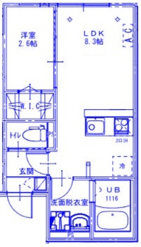 KEIAI RESIDENCE 宮原Ⅱの間取り