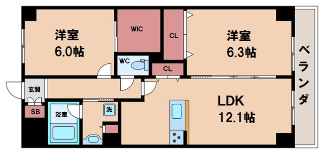【間取り】 | UEHONMACHI HILLS SK