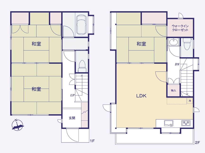 所沢市若狭3丁目　中古一戸建　～南道路に面し日当たり良好～