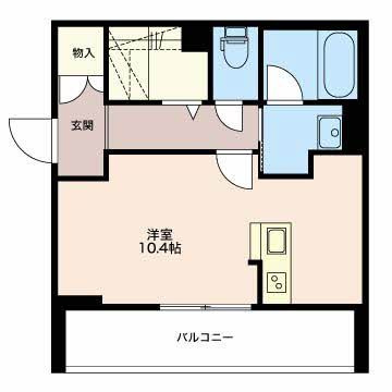 【間取り】 | エステート羽津Ａ
