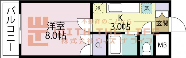 エスプリポート【キャッシュバック対象物件】の間取り|間取りです。