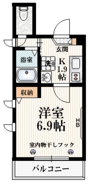 大城メゾンの間取り|★最上階角部屋2面採光のお部屋です★