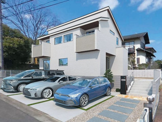 【外観パース】 | 本パースは、イメージ図につき、風景、建物、植栽などについては施工後の現物との差異が生じます
つきまして本パースによって生じたいかなる損害については一切責任を負いません