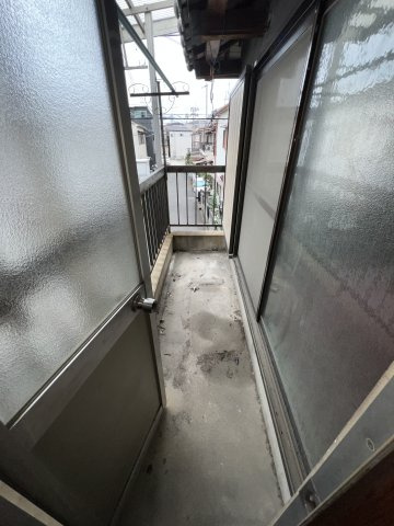 大峰南町貸家のバルコニー