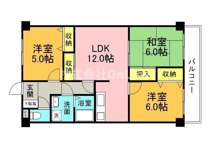 パレーシャル21の間取り