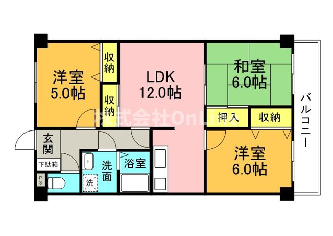 【間取り】 | パレーシャル21