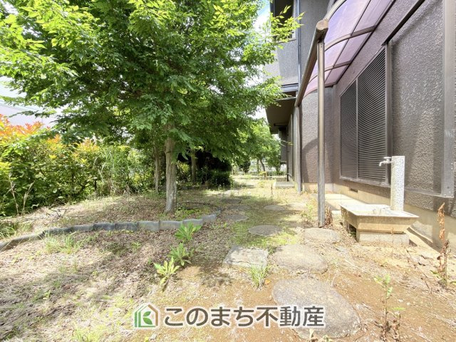KEM鹿沼市松原1期中古戸建の庭|お庭も広々！陽当たり良好☆