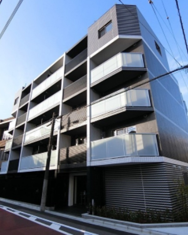 ARKMARK森西の外観|2022年8月築　RC鉄筋コンクリート造地上7階建て1K～1LDK総戸数38戸　光インターネット無料のデザイナーズマンション　京急本線梅屋敷駅最寄りJR蒲田駅も徒歩圏内の東京都大田区大森西7丁目
