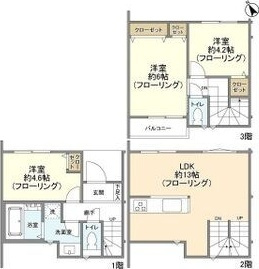 【間取り】 | KoletTerrace八王子(コレットテラスハチオウジ)