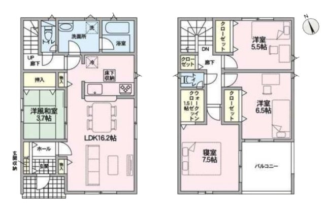 【間取り】 | 安城市小川町天神26-4『仲介料無料』新築戸建て | 3号棟
