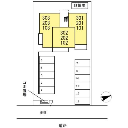 プレンティー曙の区画図