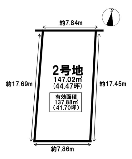 【土地図】 | 北区今保土地②号地