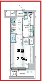 【間取り】 | マキシヴアライブ堀切菖蒲園
