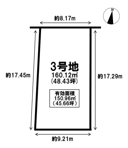 【土地図】 | 北区今保土地③号地