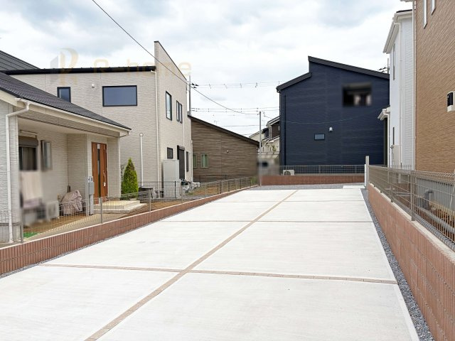 第1取手市ゆめみ野　新築戸建て　1号棟の駐車場|6台駐車できるカースペース！