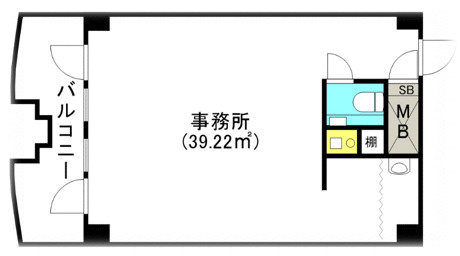 【間取り】 | オフィスビル大井ＭＡＸー１