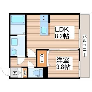 アンビシオン泉中央の間取り