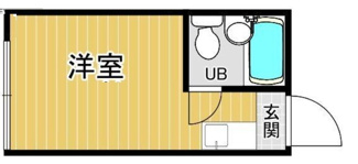 【間取り】 | 下北沢第2コーポ | 間取りです。
