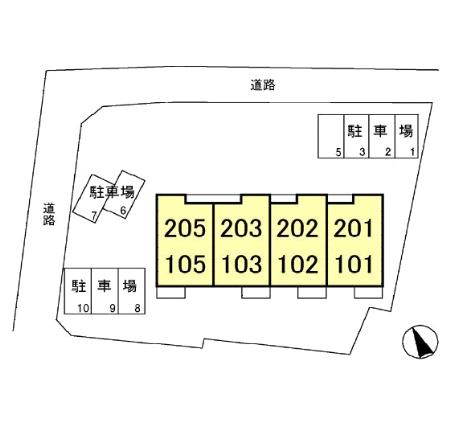 マスカレード　ギャレーの区画図