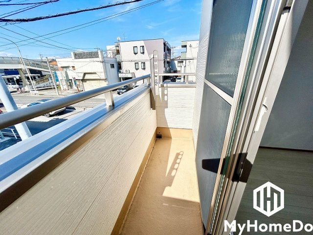 北区池花町のバルコニー