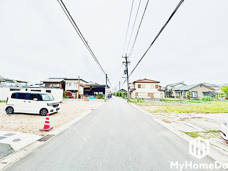 一宮市島村字高木の前面道路含む現地写真