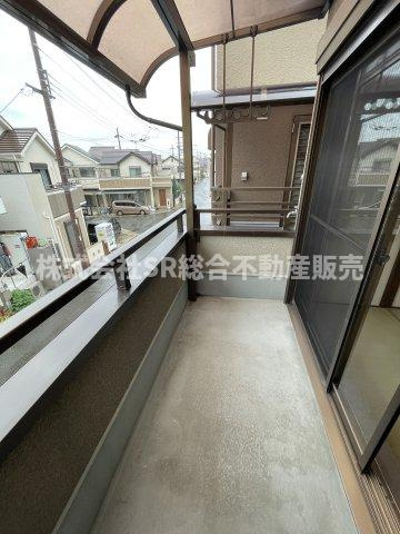 三島1丁目中古戸建のバルコニー|陽当たり良好で洗濯物が乾きやすいです♪