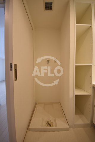 クロスレジデンス大阪新町　堀江小学校区の設備|ベルファース大阪新町　室内洗濯パン