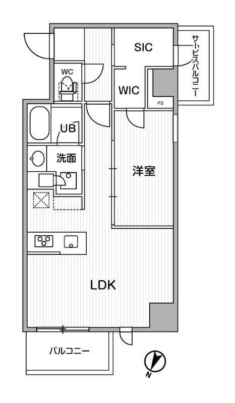 シーズンフラッツ新大塚の間取り