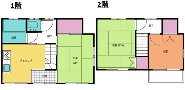 【間取り】 | 3DKは、ダイニングキッチンと3つの居室がある間取りです。ファミリー層や、個室を複数必要とするご家庭に適しています。食事スペースとくつろぎの場を分け、それぞれの個室も確保できるため、快適に過ごせます。