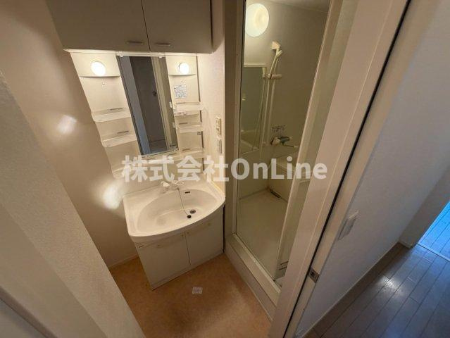 大阪市平野区加美正覚寺１丁目の賃貸マンションの洗面所