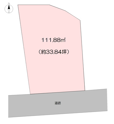 【区画図】 | 売地　高知市福井町　＠17.43万