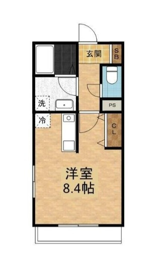 V-room1の間取り