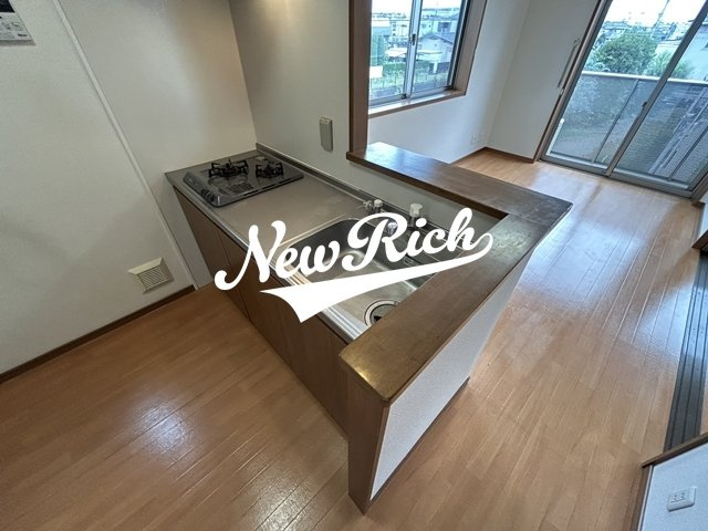 前橋市元総社町のアパートのキッチン