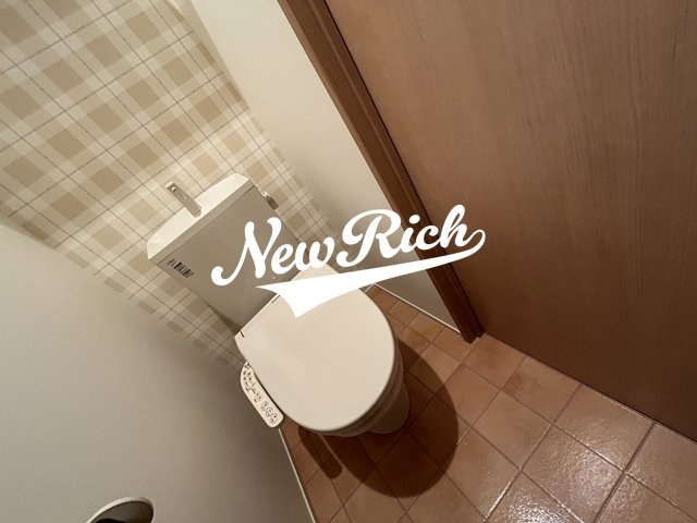 伊勢崎市東小保方町のアパートのトイレ
