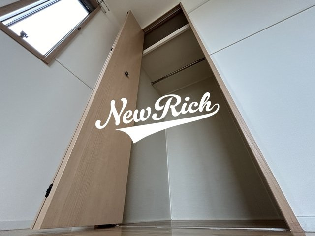 伊勢崎市東小保方町のアパートの収納