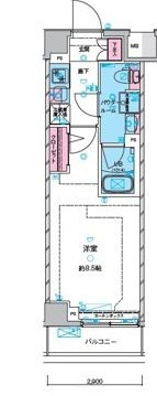 ガリシア西馬込の間取り|間取りです。