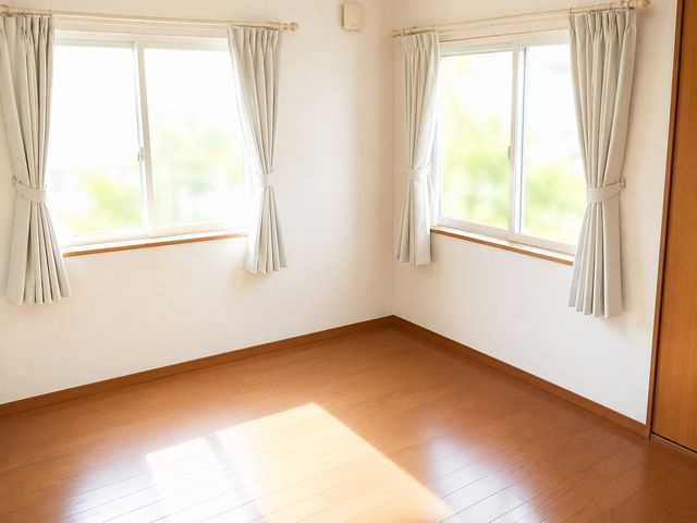 愛川町半原　平成16年築キュートな外観の注文邸宅の洋室