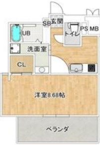 岩伸ヴィルブーケ湯里の間取り