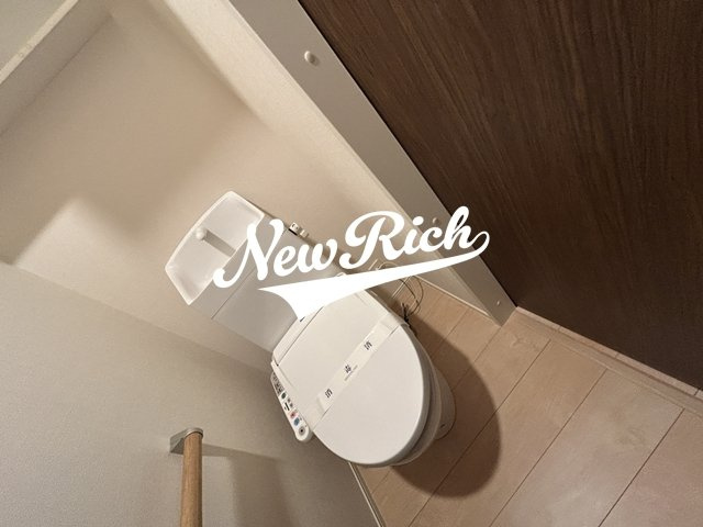 高崎市大八木町のアパートのトイレ
