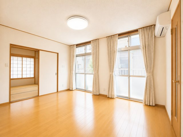 千種区城木町一丁目戸建の居間・リビング|リビング
※CG加工により一部家具等を削除しています。
