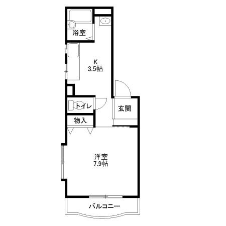 ケンハイムの間取り|間取りです。