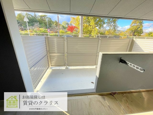 グローリードミール天神のバルコニー