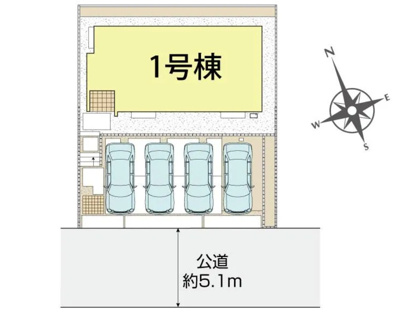 【区画図】 | 伊豆の国市中條 新築一戸建て | 区画図です