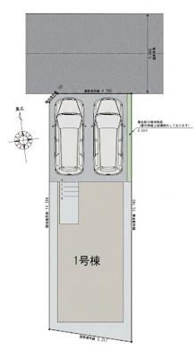 【区画図】 | MELDIA守山区鳥羽見全１棟【仲介手数料無料　鳥羽見小】 | 今すぐのご案内可能です！→  0120-336-922　までお気軽にお問い合わせください。